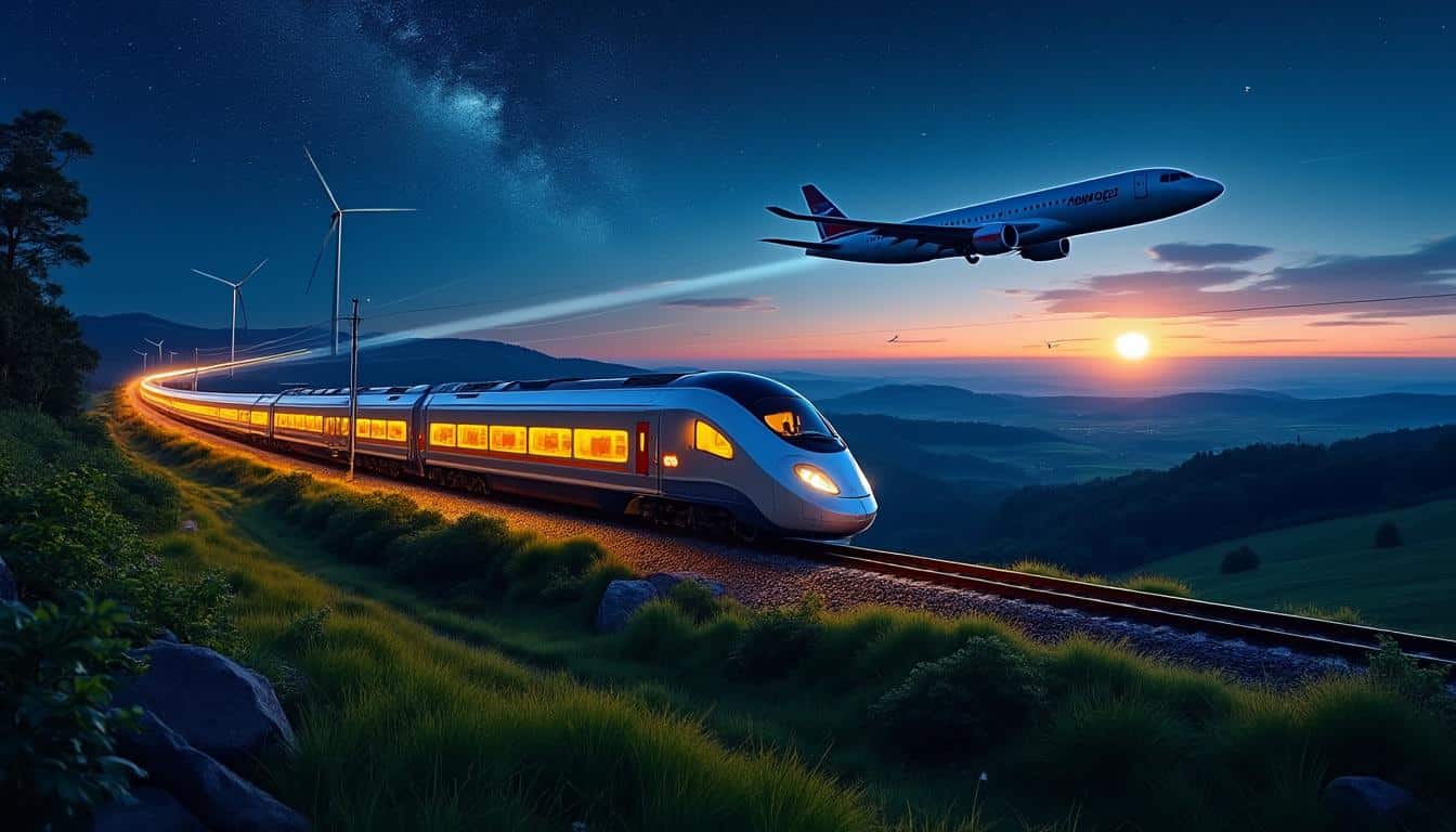découvrez comment le train de nuit devient une alternative écologique compétitive à l'avion pour les trajets inter-européens, offrant une solution de transport bas carbone et respectueuse de l'environnement.