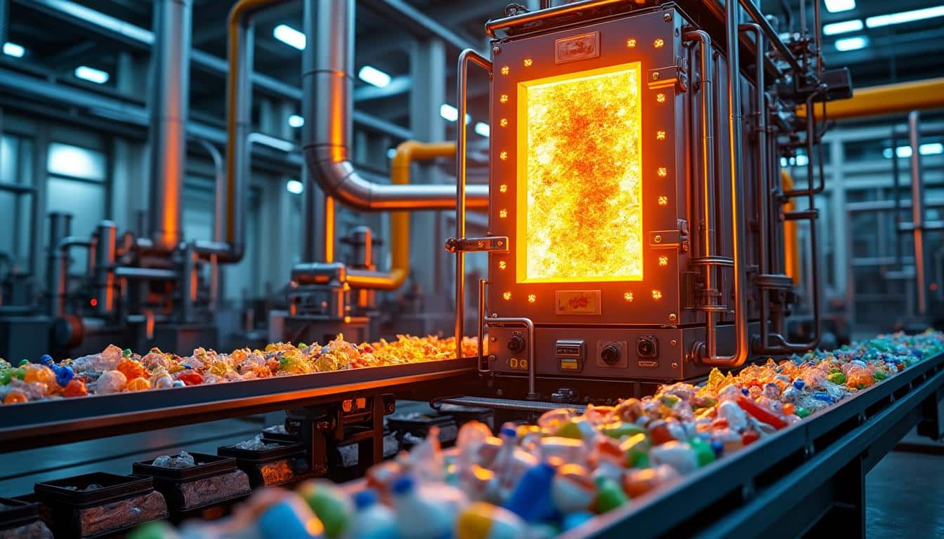 découvrez comment la pyrolyse permet de convertir les déchets plastiques en carburant de synthèse, une solution innovante pour recycler et produire de l'énergie durable.