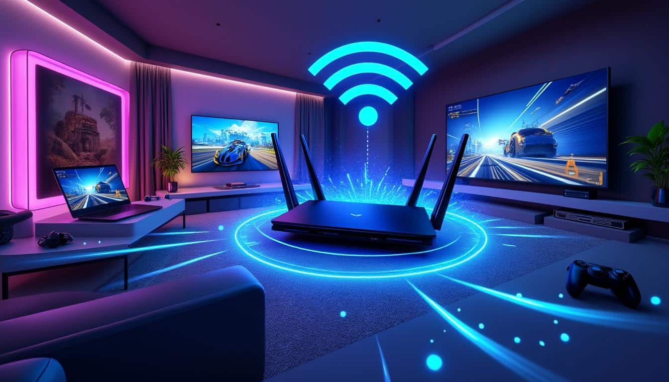 découvrez comment le wifi 7 révolutionne les réseaux domestiques en multipliant leur débit, offrant une expérience optimale pour le cloud gaming sans latence.